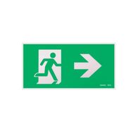 Right Arrow Mile Pictogram 40m | Clear Directional Guidance | Compatible with elumen MILE Range by Firebox