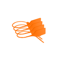 Orange Security Tie | Durable PVC Material | High Visibility | Easy Application by Firebox