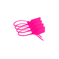 PVC Security Tie | Durable Material | Bright Pink Color | Easy Application by Firebox