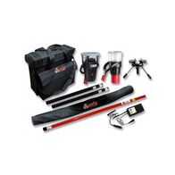 Smoke & Heat Detector Testing Kit | Includes Smoke Dispenser & Cordless Heat Tester | 4.5m Telescopic Pole by Firebox