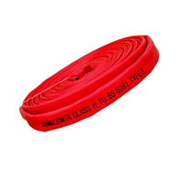 Lay-Flat Fire Hose 38mm x 30m | 21 Bar Working Pressure | Class H & UL Approved by Firebox