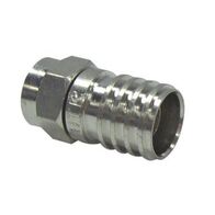 Plug F Crimp Connector | 100 Pack | Durable Design & Easy Installation by FOXAP