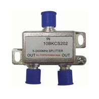 F Type Splitter 2 Way | 5-2400 MHz | High Frequency | Compact Design by FOXAP