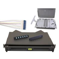 Fibre Enclosure Kit with Splice Cassette & 12 LC Connectors | Rodent Proof | Sliding Design by Matchmaster