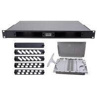 Fibre Enclosure Kit | 1RU Fixed | Coupler Panels & Splice Cassette by FOBOT