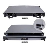 1RU Sliding Fibre Enclosure for 2 Panels | 24 Fibre Capacity | Durable Design | Easy Access by FOBOT