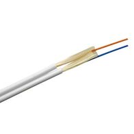 Fibre Duplex Cable 2 Core Singlemode | LSZH Jacket | White by MSS