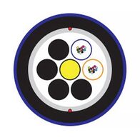 Fibre Optic Cable 24 Core Singlemode | Loose Tube Design | Blue Nylon Jacket by MSS