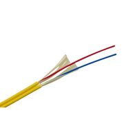 Fibre Duplex Cable 2 Core Singlemode | 2mm Diameter | LSZH Jacket | Yellow by MSS