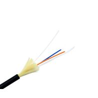 Fibre Cable 2 Core Singlemode | Indoor/Outdoor Riser | Black PU Jacket by MSS