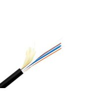 Fibre 6 Core Singlemode Cable | Indoor/Outdoor Riser | Black PU Jacket by MSS