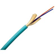 Fibre 2 Core OM3 Indoor/Outdoor Riser Cable | Aqua LSZH Jacket | High Performance & Flexible by MSS