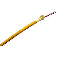 Fibre 2 Core Singlemode Cable | Indoor/Outdoor Riser | LSZH Jacket | Yellow by MSS