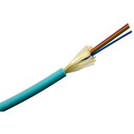 Fibre 4 Core OM3 Indoor/Outdoor Riser Cable | Aqua LSZH Jacket | High Performance & Flexible by MSS