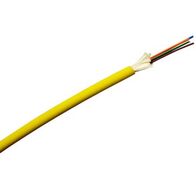 Fibre 4 Core Singlemode Cable | Indoor/Outdoor Riser | LSZH Jacket | Yellow by MSS