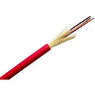 Fibre 6 Core OM3 Indoor/Outdoor Riser Cable | LSZH Jacket | Red by MSS