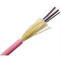 Fibre 6 Core OM4 Indoor/Outdoor Riser Cable | LSZH Jacket | Pink by MSS