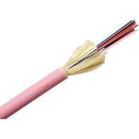 Fibre 12 Core OM4 Indoor/Outdoor Cable | LSZH Jacket | Pink by BrandName