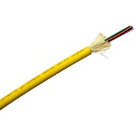 Fibre 12 Core Singlemode Cable | Indoor/Outdoor Riser | LSZH Jacket | Yellow by MSS