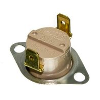 Single Pole Thermostat 130°C | 4.8mm Connection | Vertical Mount | Silver by Campini