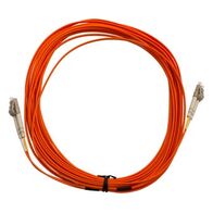 Fibre Patch Lead LC-LC OM1 | 10 Metre Length | Orange LSZH | 2mm Duplex by MSS