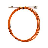 Fibre Patch Lead LC-LC OM4 | 1 Metre Length | Orange LSZH | 2mm Duplex by MSS