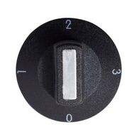 Knob for 3 Heat Switch | 50mm Diameter | 0-1-2-3 Settings by Unbranded