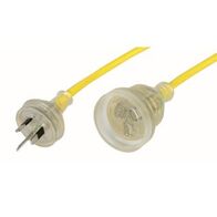Extension Lead 15M | HD 240V | 10A Clear Plug | Durable Design by Unbranded