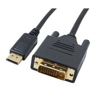 DisplayPort to DVI-D Cable 1.8m | High-Speed Data Transfer | Durable Design by Cable Active