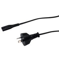 Cable Power Figure 8 | 2M Length | Durable Design & Flexible Use | Black by HPL