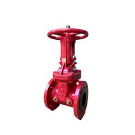 Gate Valve 100NB Rising Spindle | Table D Flange | Resilient Seat | Firebox