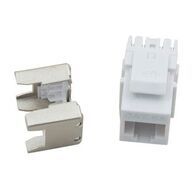 Cat6A Keystone Jack | 110 Termination | White | High Performance by Matchmaster