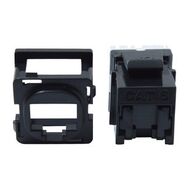 Cat6 RJ45 Jack Shuttered | K/110 | Black | High Performance by Brand
