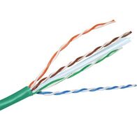 Ethernet Cable Category 6 U-UTP | 305M Length | Green Color | High-Speed Data Transfer by Matchmaster