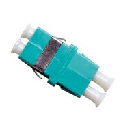 LC Multimode Aqua Duplex Thru-Adaptor | High Performance | Easy Installation by Matchmaster