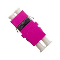 LC Multimode OM4 Duplex Thru-Adaptor | High Performance | Low Insertion Loss | Compact Design by Matchmaster