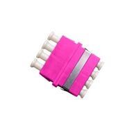 LC OM4 Quad Thru Adaptor | Erika Violet | High Performance | Durable Design by Erika