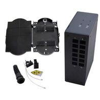 DIN Mount Fibre Optic Patch Panel | 12 Fibre SC & 24 Fibre LC | Compact Design by FOBOT