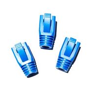 RJ45 Strain Relief Boot for 7.0mm Cables | Blue | Pack of 10 by Unbranded