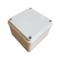 Adaptable Box PVC With Knockouts 100 x 100 x 50mm Grey