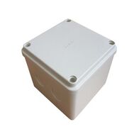 Adaptable Box PVC With Knockouts 100 x 100 x 75mm Grey