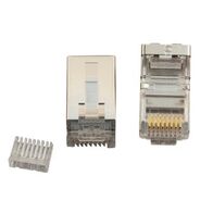 RJ45 Cat6 Plug 8P8C STP | 10 Pack | Durable Design & Easy Installation by Matchmaster