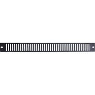 Panel Vent 1RU Black | Optimized Airflow | 19-Inch Rack Mount by RM