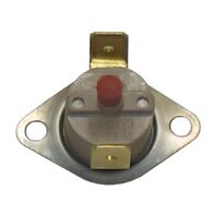 Single Pole Bimetallic Disc Thermostat | 130°C Rating | Silver Finish | 45° Angle by TY60R