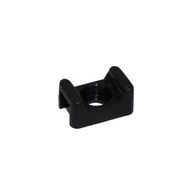 Cabac Nylon 66 Screw Mount 5mm Wide Cable Tie UV Black