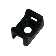 Cabac Nylon 66 Screw Mount 9mm Wide Cable Tie UV Black