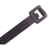 Cabac Nylon 66 Heavy Duty Releasable Cable Tie 370 x 7.6mm UV Black
