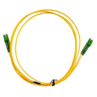 Fibre Patch Lead Singlemode 2 Metre | Yellow LSZH | 2mm Duplex by MSS
