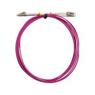 Fibre Patch Lead LC-LC OM4 | 10 Metre | Erika Violet | LSZH 2mm Duplex by MSS