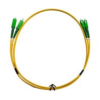MSS Fibre SCA - SCA Singlemode 5 Metre Yellow LSZH 3mm Duplex Fibre Patch Lead